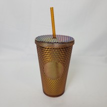 Starbucks 2021 Limited Edition 50 Years Copper Gold Studded 16 oz. Tumbler Cup - £10.25 GBP