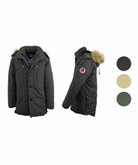 Mens HeavyWeight Parka Jacket Coat  W/ Detachable Hood &amp; Inner Wind Guar... - $987.78 MXN