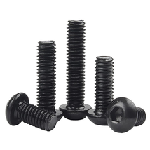 125PCS Black Grade 10.9 Alloy Steel Hex Socket Cap Screw Set, M3 Sizes - $8.97