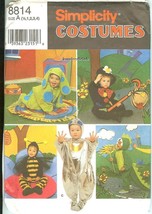 Simplicity 8814 Toddlers Children&#39;s Costumes Bubble Bee Dog Spaceman 6mo... - £8.33 GBP