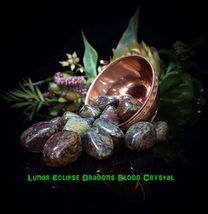 Life Changing LUNAR ECLIPSE Dragons Blood Crystals Gemstone x 24 SPELLS - $180.00