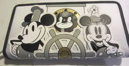 Disney Parks Loungefly Steamboat Willie Mickey Mouse Pete Minnie Wallet NWT - £59.37 GBP