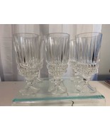 Lot Containing 6 Vintage Cut Glass Wine/Juice Goblets 7.25 Inches Tall - $67.22 CAD