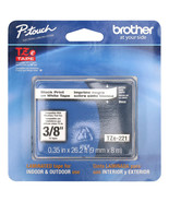 Brother P-touch TZE-221 Tape, 3/8&quot; (0.35&quot;) Standard Laminated P-touch Tape - £12.45 GBP