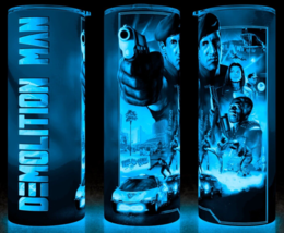 Glow in the Dark Demolition Man 90s Action Movie Cup Mug Tumbler 20oz - $22.72