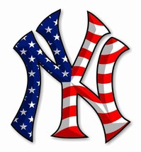 New York Yankees &quot;NY&quot; Precision Cut Decal - $3.95+