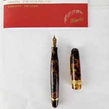 Stipula Eturia Wild Honey Magnifica Fountain Pen Fine Nib NWT - $246.51