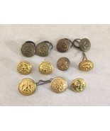 Mixed Lot 11 US Navy Eagle Anchor Brass Metal Round Shank Buttons 1.25-1... - £31.86 GBP