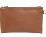 Longchamp Le Foulonne Leather Cosmetic Bag Phone Clutch ~NIP~ Cognac - $84.15