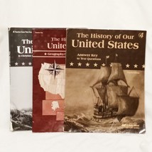 Lot ABeka Grade 4th Grade History of Our United States 3 Teacher Books Geography - £27.40 GBP