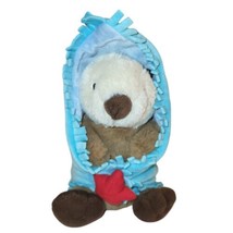 Fiesta Plush Baby Sea Otter Blanket Starfish Baby Lovey Stuffed Animal 2... - £7.72 GBP