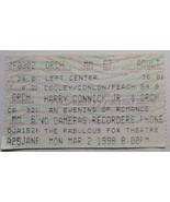 Harry Connick Jr. 1998 An Evening Of Romance Collectible Ticket Stub Fox... - $9.52 CAD