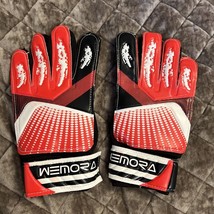 Soccer Goalie Gloves 4mm Anti Slip Latex Palm Grips Sz 5 kids youth jr. ... - $15.82