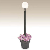 Patio Living Concepts European 00380 Single White Globe Planter Lamp - £174.94 GBP