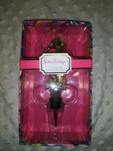 Lilly Pulitzer Wine Stopper Featured In Beach Loot Golden Sea Horse Seah... - £23.65 GBP