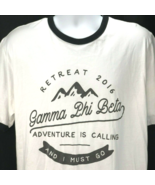 Gamma Phi Beta 2016 Sorority Retreat Adventure Is Calling Ringer T-Shirt... - £19.09 GBP