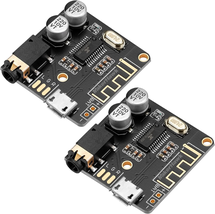 Makerhawk 2Pcs Bluetooth Audio Receiver Board BT 5.0 Stereo Audio Amplifier 3.7- - $10.57