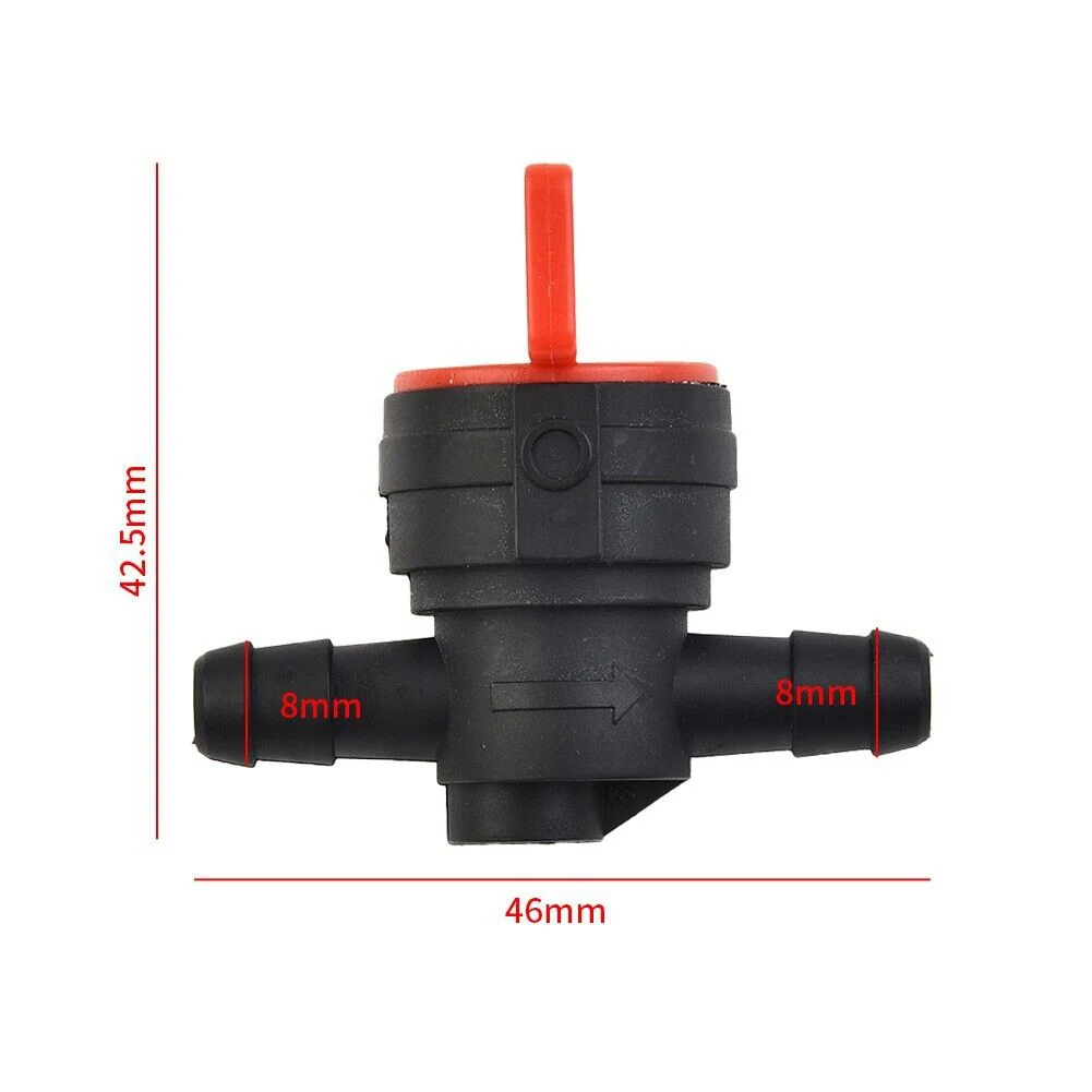 Motorcycle Scooter Fuel Tap Gas Petrol Valve - 8mm In-Line On-Off Switch - £10.70 GBP