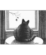 B Kliban Cat Print Original Vintage Book Plate Funny Cat Art For You To ... - $6.72