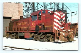 Postcard Train Locomotive Lehigh Valley RS2 Number 217 Buffalo New York - £3.36 GBP