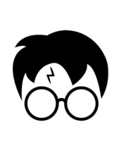 2x Harry Potter Vinyl Decal Sticker Different color &amp; size for Cars/Bikes/Window - £3.50 GBP+