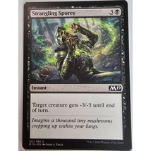 MTG Magic The Gathering Strangling Spores M19 Instant Card Black - £5.81 GBP