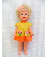 Mattel Baby Fun Doll Small Doll in original Dress 1968 Mod 1960s Vintage - $20.00