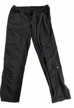 Lululemon 10 Dance Studio active wear sport track casual pants black Back Pocket - £32.92 GBP