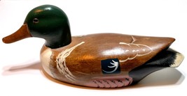 Blue Wing Decoy Duck, VTG Wooden, Hand Painted, Mallard Drake, Elegant Carving!! - £73.71 GBP