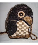 Vintage Embellished Box Purse Penguin Beaded Made In Philippines Shoulde... - £159.83 GBP