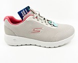 Skechers Go Walk Joy Light Motion Off White Pink Womens Size 7.5 Sneakers - $57.95