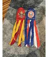 Vintage Boy Scout Wind Sock Windsock Pair  - $74.25