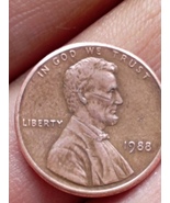 One Cent Lincoln memorial 1988 very ERROR RARE - $999.00