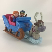 Little People Disney Frozen Kristoff&#39;s Sleigh Ride Anna Sven Figures 2019 Mattel - £31.34 GBP