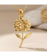Hydrangea Flower Necklace | Sterling Silver Jewelry | Floral Nature-Insp... - $44.59