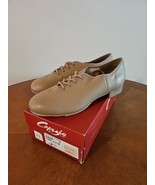 Women&#39;s Capezio Cg55 Teletone Xtreme Tan Size 9.5M Tap Shoes - $939.88 MXN