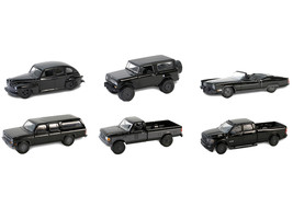 &quot;Black Bandit&quot; 6 piece Set Series 29 1/64 Diecast Model Cars by Greenlight - $66.32