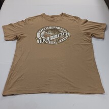 George Crewneck SPINNER BAIT SHOP Men's Beige Cotton Graphic T-Shirt XL (46-48) image 13