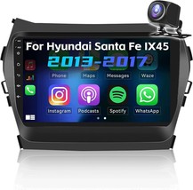 Hyundai Santa Fe IX45 2013-2018 Radio, Android 11 Head Unit with Apple Carplay A - £74.75 GBP