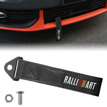 Brand New Ralliart Carbon Fiber High Strength Tow Towing Strap Hook For Front /  - £15.98 GBP