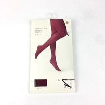 Control Top Opaque Tights Bing Cherry Red M/L Target a New Day NWT Hosie... - $8.59