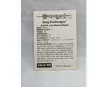 TSR Series 1993 Dragon Lance Shag Foultongue Red Border Rare Trading Card - $26.72