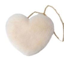 Fashion Women&#39;s Heart Shaped Faux Crossbody Wallet Purse Chain Shoulder Bag Lady - £21.14 GBP