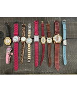 Lot of 10 Watches Miscellaneous Women&#39;s Mens Watches Carriage Estate Fin... - $17.82