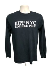 Kipp NYC College Prep Adult Medium Black Long Sleeve TShirt - £11.59 GBP