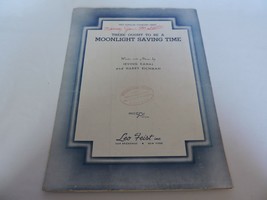 Moonlight Saving Time 1st Popular Standard Series 1931 Leo Feist Irving ... - £2.35 GBP