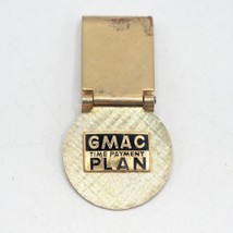 Metal Money Clip Gold Tone GMAC Time Payment Plan Auto Financing - $24.74