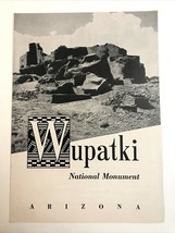 1946 Wapatki National Monument Arizona National Parks Service Map Brochure - £12.58 GBP