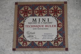 Mini Square in a Square Technique Ruler with Instructions by Jodi Barrows  - £14.91 GBP