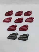 Lot Of (10) Litko Premium Printed Mecha Weapon Destroyed Tokens - £17.47 GBP